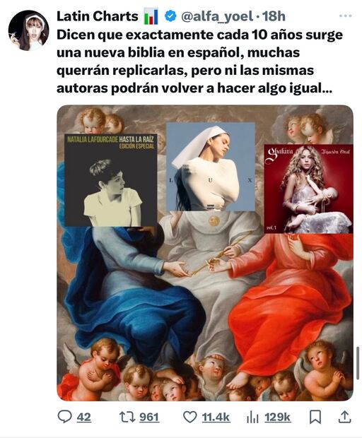Usuarios reaccionan con memes al nuevo álbum de Rosalía. Foto: Redes Sociales