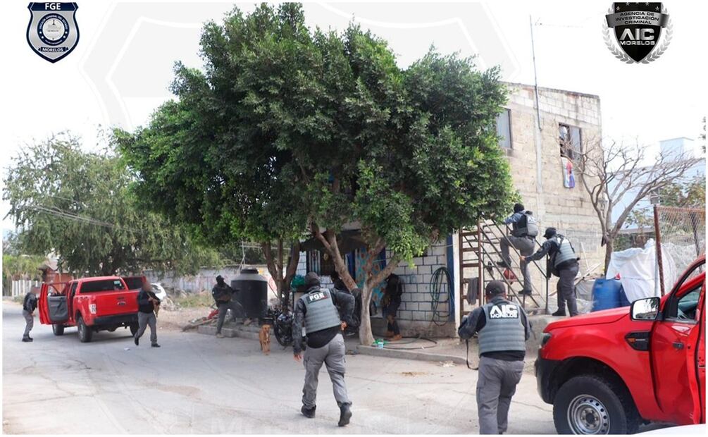 Los operativos ocurrieron en distintos lugares del municipio de Yautepec, Morelos (8/01/2025). Foto: Especial