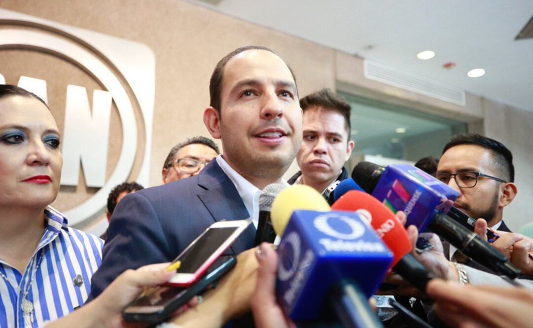 El dirigente nacional del PAN, Marko Cortés. Foto: Especial