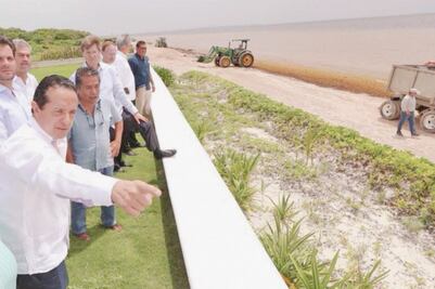 Invierten 62 mdp en la limpieza de sargazo