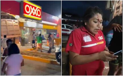 Camión choca contra Oxxo y deja a tres personas heridas en Veracruz 