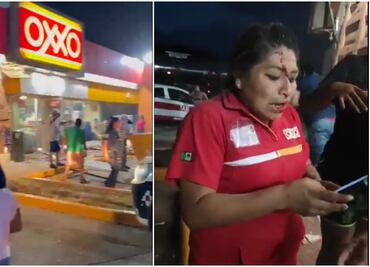 Camión choca contra Oxxo y deja a tres personas heridas en Veracruz