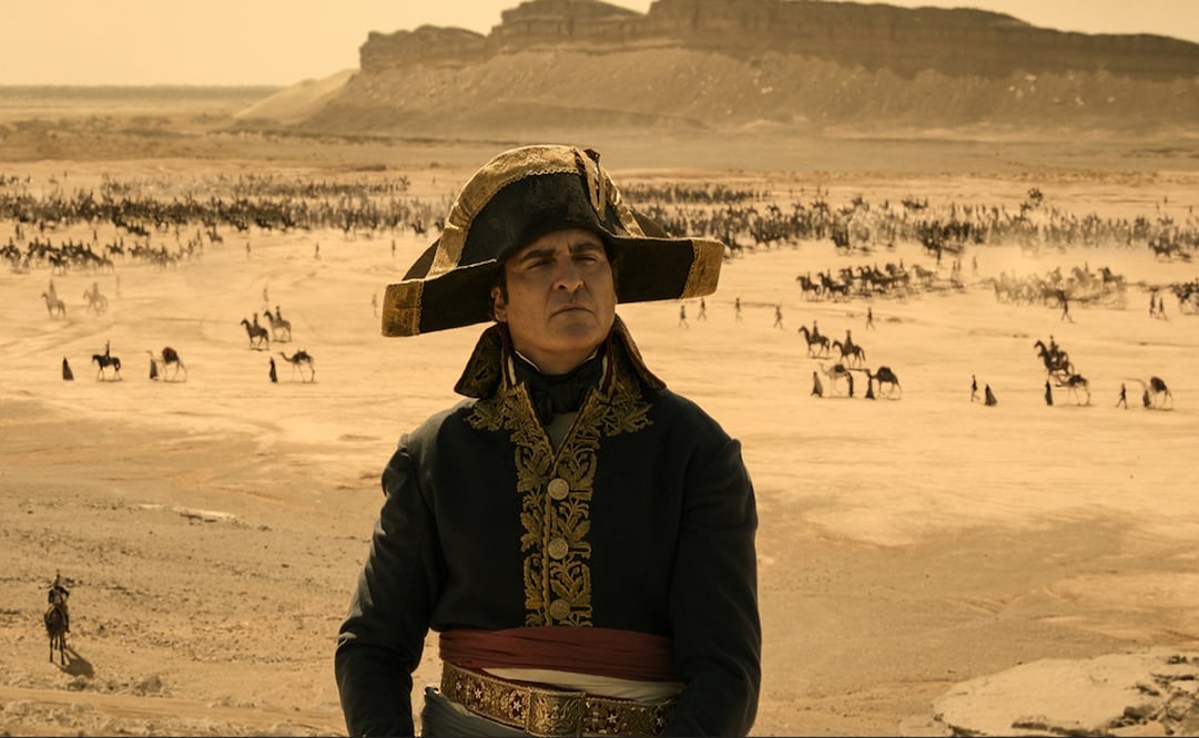 Para esta cinta, Phoenix dejó atrás su tétrica imagen como el Joker, para transformarse en el conquistador francés. Foto: Apple TV+