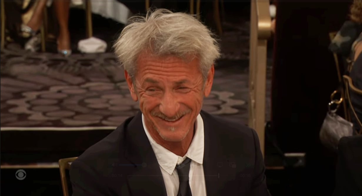 Sean Penn en la 83° edición de los Globos de Oro.
Foto: X