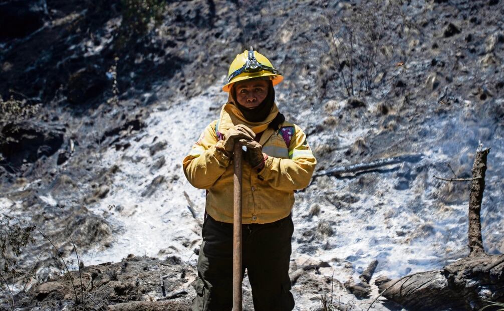 Las alcaldías Tlalpan y Milpa Alta son áreas con el mayor número de incendios forestales. Foto: Gabriel Pano / EL UNIVERSAL