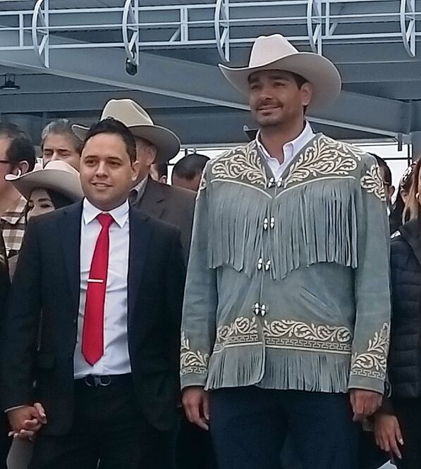 Sergio Coronado, mayor de Hidalgo y Carlos Peña Ortiz, presidente municipal de Reynosa, Tamaulipas. Sandra Tovar | El Universal