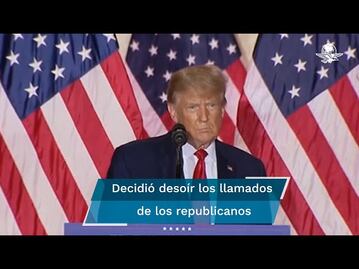 Entrega documentos de registro y Trump entra a la carrera presidencial de EU