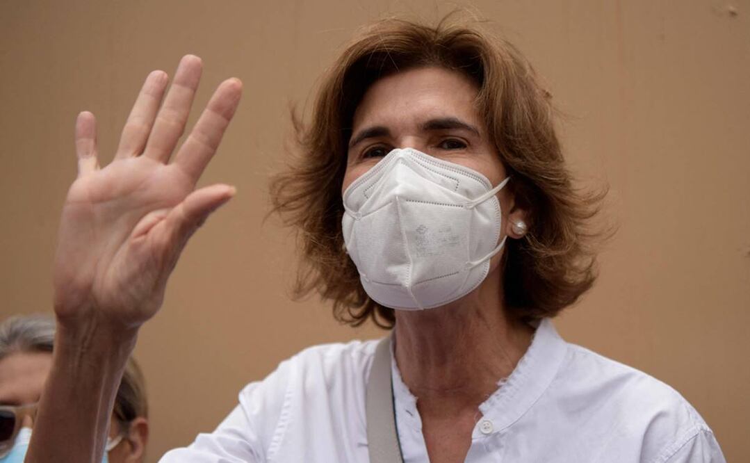 Cristiana Chamorro Barrios, aspirante a la presidencia de Nicaragua. Foto: AFP