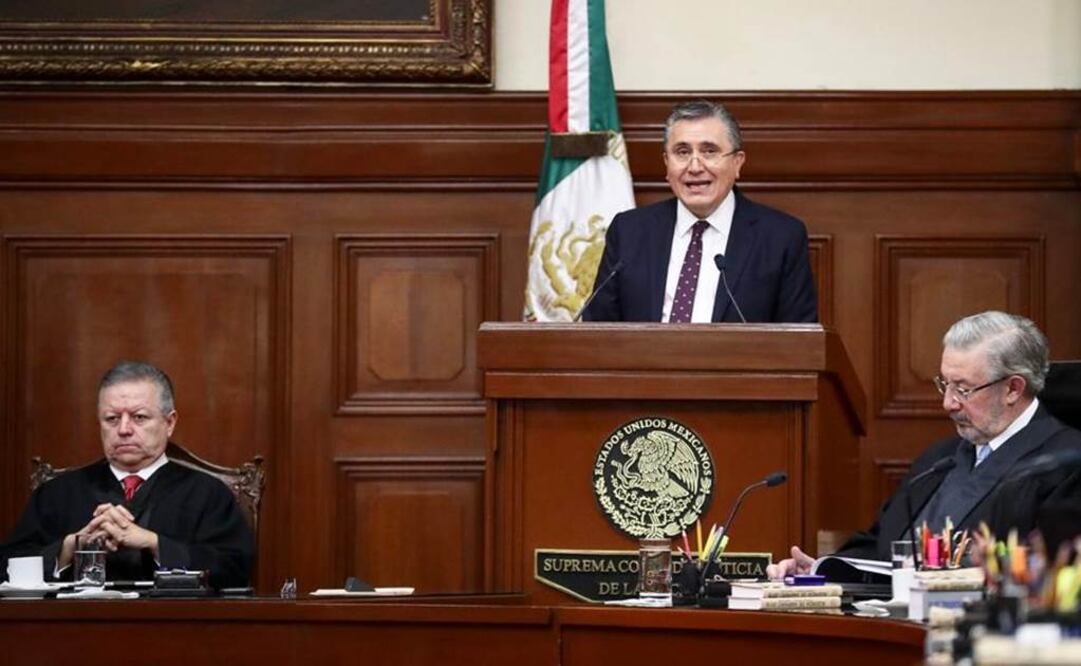 El presidente de la CNDH, Luis Raúl González Pérez, presentó su informe de actividades ante la Suprema Corte de Justicia de la Nación / Foto: DIEGO SIMÓN SÁNCHEZ