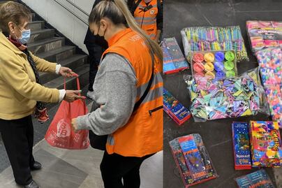 Intensifican operativo “Cero Pirotecnia” en el Metro CDMX 