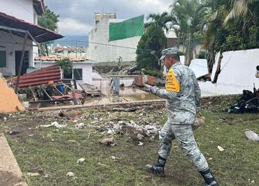 Activan Plan DNIII en Cuernavaca por daños causados por lluvias; desbordamiento de barrancas deja 45 casas con afectaciones de infraestructura