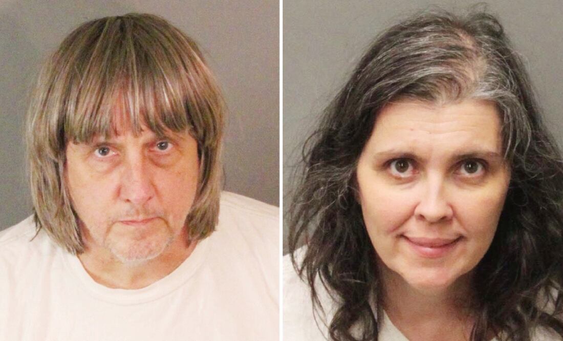 David Allen Turpin y Louise Ann Turpin, en imágenes proporcionadas por el Departamento del alguacil del condado de Riverside, en California. (REUTERS)
