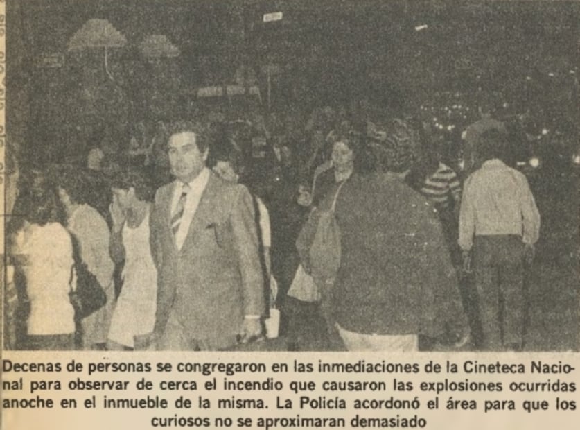 En 1982, parte de la historia se borró con el incendio de la Cineteca Nacional