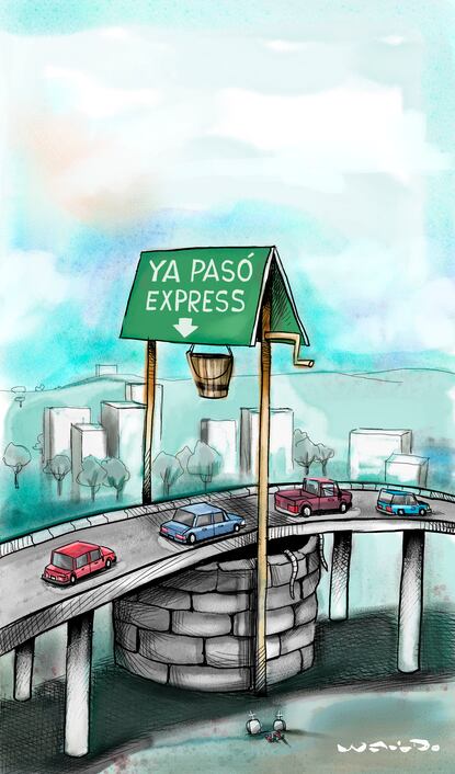 Ahogado el niño, a tapar el paso