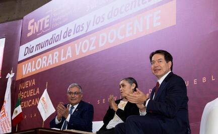 SNTE respalda sustitución de carrera magisterial; Mario Delgado pide a docentes mantener relación balanceada con la SEP
