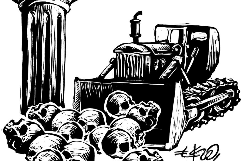 Un mundo de sangre, de fluidos, de gusanos blancos