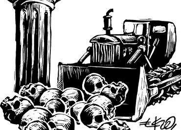 Un mundo de sangre, de fluidos, de gusanos blancos