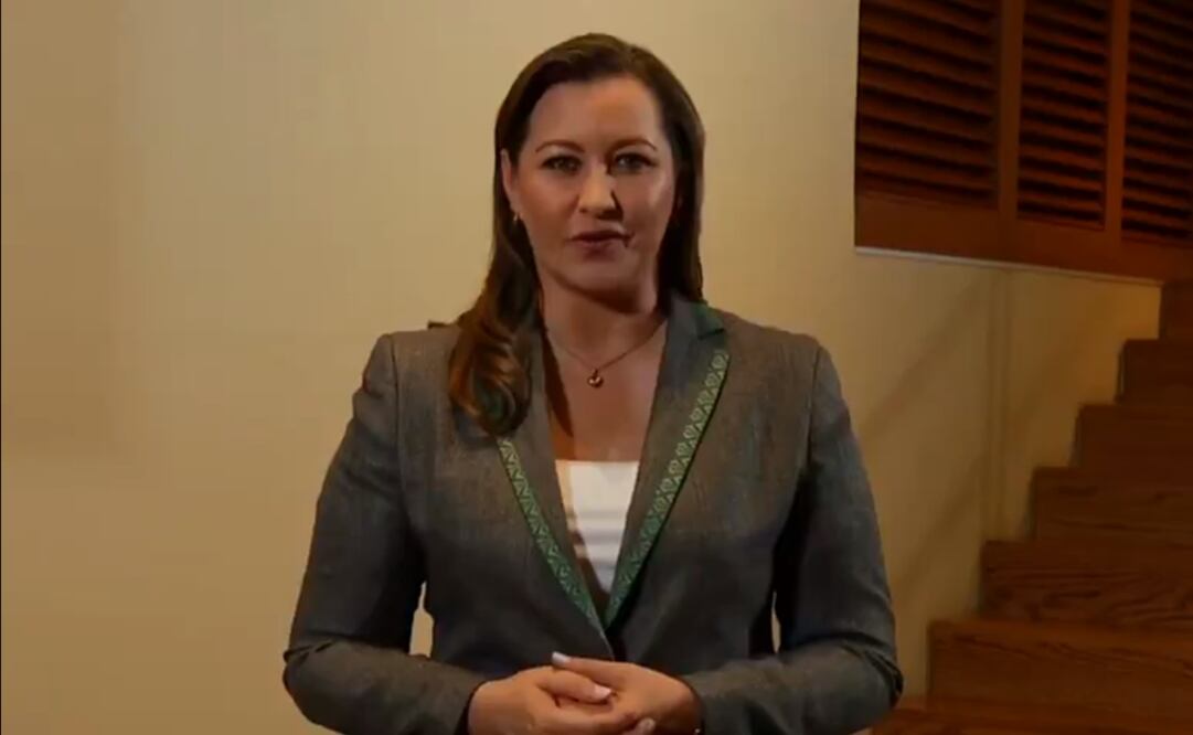 Gobernadora Electa del Estado de Puebla, Martha Erika Alonso, en su video publicado en Twitter (Foto: tomada de video)