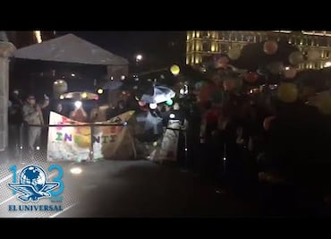 Protestan contra nuevas reglas del programa de estancias infantiles en el Zócalo