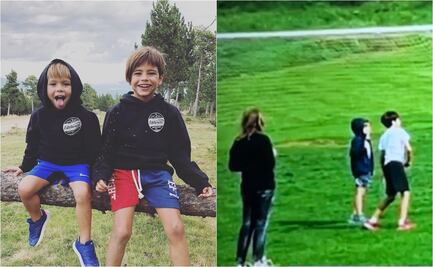 ¿Clara Chía o madre de Piqué? Captan a mujer rubia conviviendo con el futbolista y sus hijos 