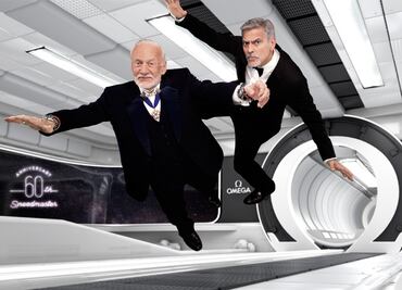 Clooney, su héroe de la infancia y el "Moonwatch"