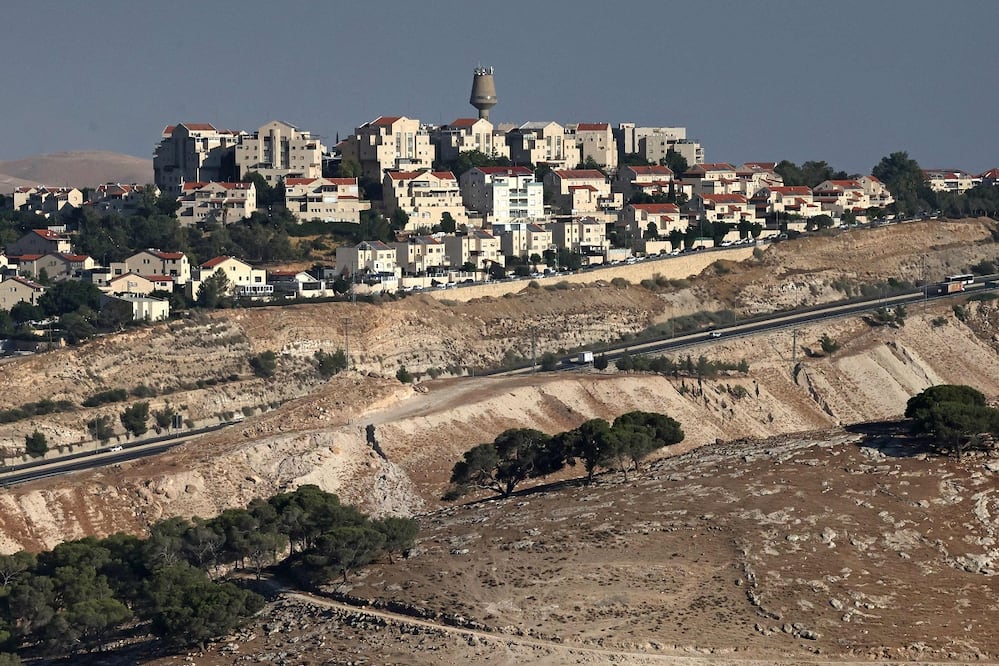 El asentamiento israelí Maale Adumim, en Cisjordania. FOTO: AFP / AHMAD GHARABLI