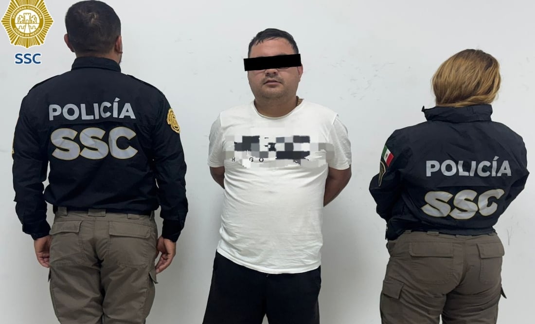 Detienen a presunto integrante de “Los Malcriados 3AD” en Álvaro Obregón. Foto: Especial