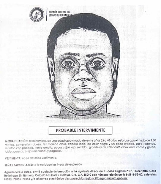 Retrato del presunto agresor sexual (04/02/2026). Foto: Especial