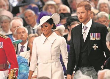 Enrique y Meghan centran la atención en misa del jubileo