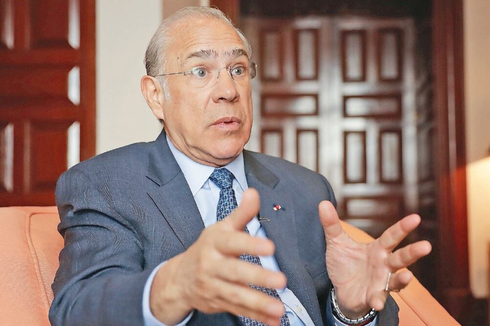 Alerta. José Gurría, secretario de la OCDE, dice que la globalización debe asegurar un crecimiento incluyente. FOTO: ESPECIAL