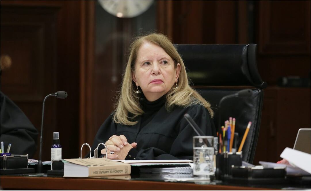 Loretta Ortiz Ahlf, ministra de la Suprema Corte de Justicia de la Nación en sesión 27 de enero. Foto: Especial