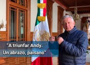 AMLO a Andy Ruiz: “Te deseo lo mejor en tu pelea”