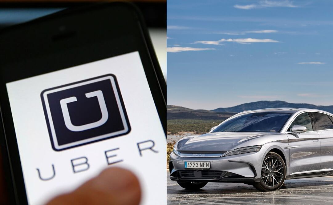 Las dos compañías señalaron que colaborarán en "futuros vehículos de BYD capaces de conducción autónoma" para su utilización por Uber. Foto: especial