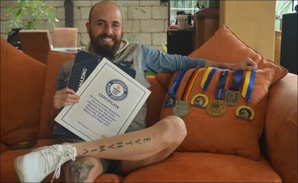 El mexicano que ganó el Récord Guinness en el maratón CDMX 