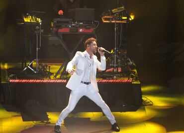 "Gracias por tanto, México", dice David Bisbal en concierto