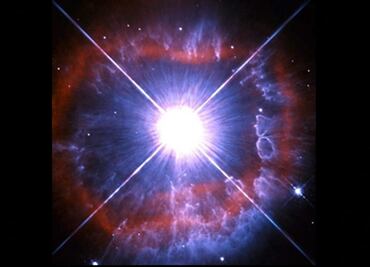 Captan imagen de estrella en plena metamorfosis