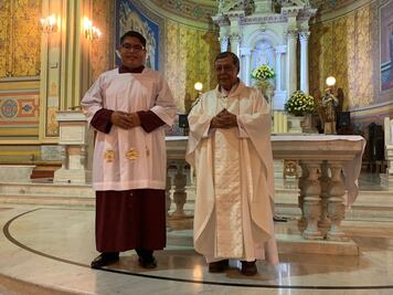 Cristian, el reportero de Tamaulipas que cambió la grabadora por la sotana