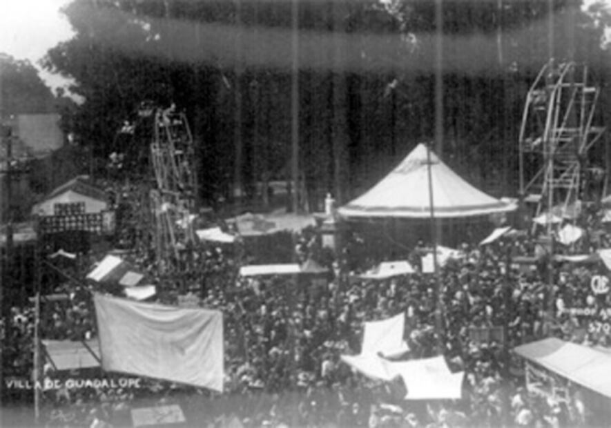 La pandemia de la "influenza española" no detuvo la fiesta del día de la Virgen de Guadalupe en 1918