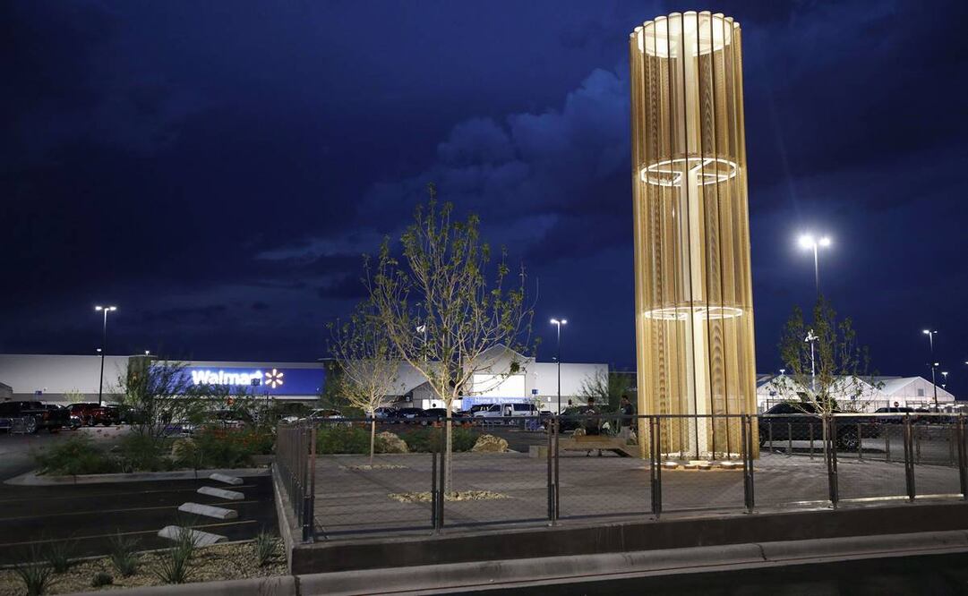 Memorial para recordar a las víctimas del tiroteo en El Paso, Texas (Foto: AFP)