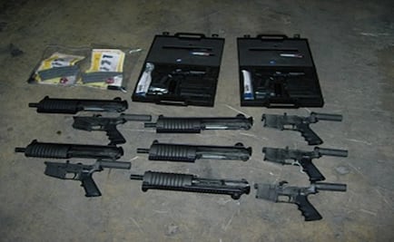 Encuentran arsenal en residencia de Los Ángeles