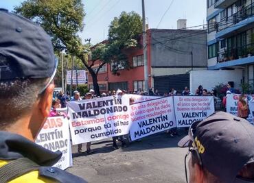 Operativo frena protesta en casa de delegado de Coyoacán