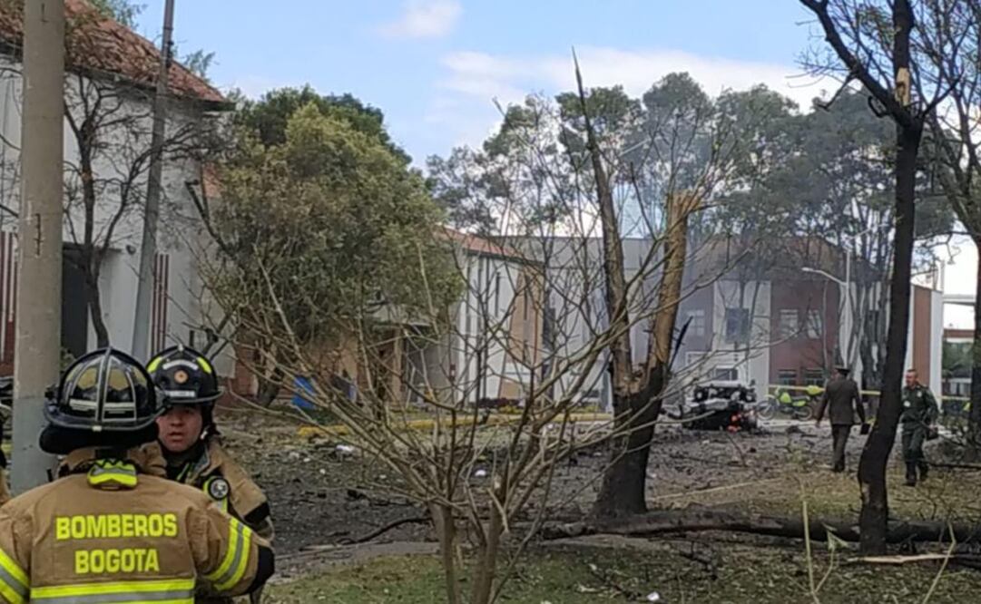 El ataque con carro bomba en Bogotá