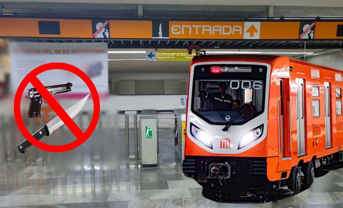 ¿Que sí y que no se puede transportar en el STC de CDMX?. Foto: El Universal