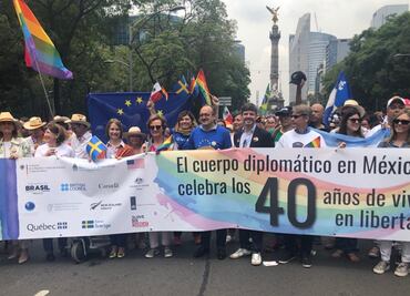 ONU México participa en la 40 marcha gay en la CDMX