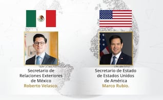 Canciller Velasco conversa vía telefónica con Marco Rubio; refrendan cooperación bilateral en seguridad, migración y comercio