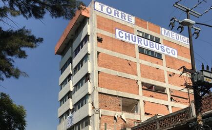 Inician demolición de Torre Médica Churubusco dañada durante el sismo