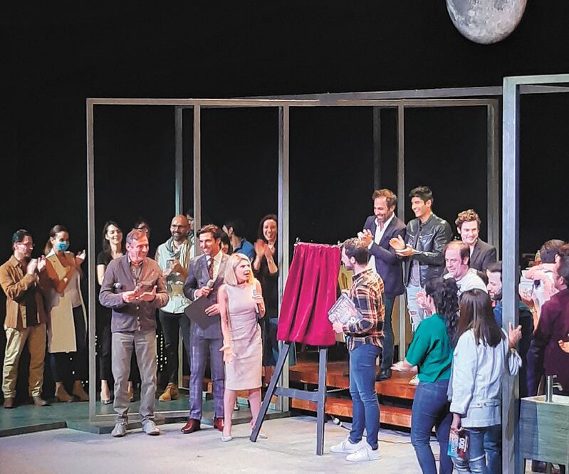 Osvaldo de León, Diego del Río e Itatí Cantoral elogiaron el trabajo de sus compañeros. Foto: SUGHEY BAÑOS. EL UNIVERSAL