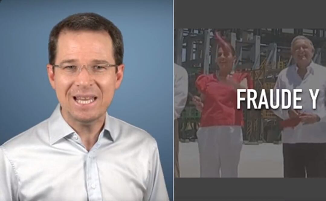 Ricardo Anaya sostuvo que los miles de millones de pesos gastados en los “caprichos” de López Obrador son un “tiradero” de dinero, que proviene de los impuestos de todos. Foto: Tomada de video 