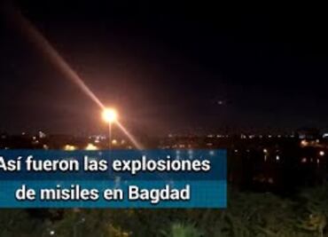 Cohetes impactan cerca de la embajada de EU en Bagdad