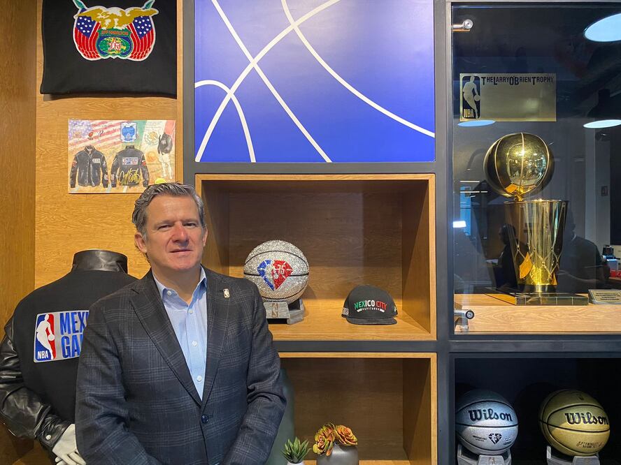 Raúl Zárraga, director general de la NBA en México / Foto: Nicolás Schiller Solti - EL UNIVERSAL